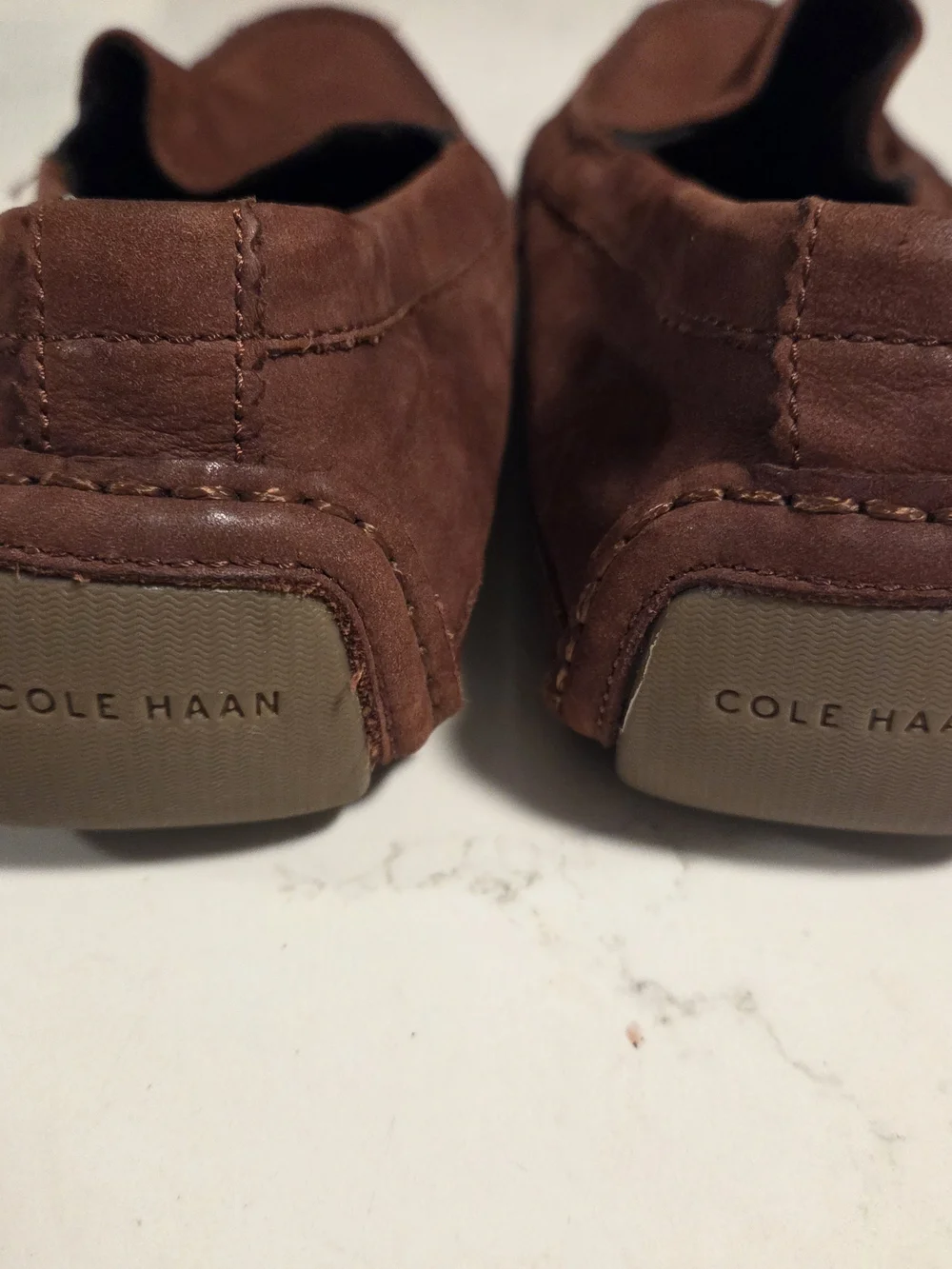 Cole Haan Wyatt Venetian Brown Nubuck Driving Loafers Men’s 9M